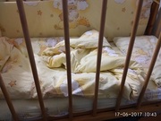 Матрас детский + подушка,  одеяло +пост. белье +бортики